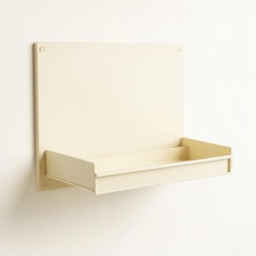 Laurel Edge Empty Wall-Mounted Tool Organizer Panel - Cream (synthetic illustration; no displayed measurements)