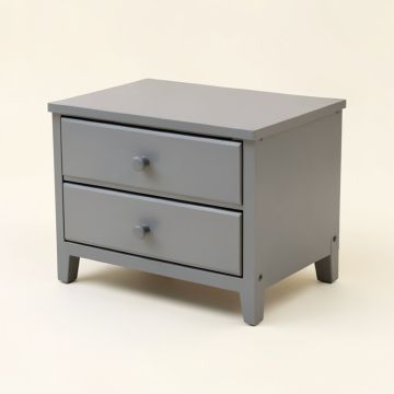 Kit 2 - Drawer Nightstand In Gray (synthetic illustration; no displayed measurements)