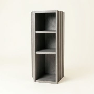 Cedar Edge Narrow Cubby Tower - Gray (synthetic illustration; no displayed measurements)