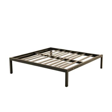 Aguie 43.31 '' Steel Bed Frame
