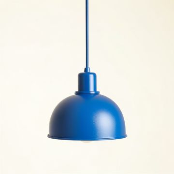 Lake Branch Pendant Light Suspended From One Plain Cable - Blue (synthetic illustration; no displayed measurements)