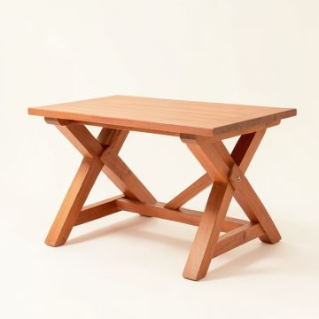 Reed Bend Patio Table - Terracotta (synthetic illustration; no displayed measurements)