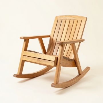 Mcneel Rocking Chair (synthetic illustration; no displayed measurements)