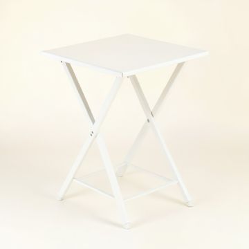 Cliff Canyon Compact Balcony Table - White (synthetic illustration; no displayed measurements)