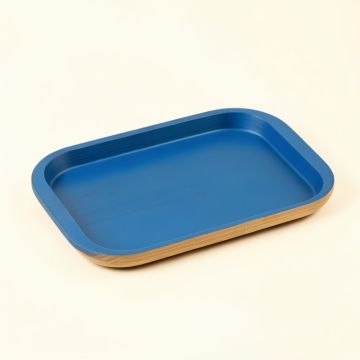 Heath Bluff Serving Tray - Blue (synthetic illustration; no displayed measurements)
