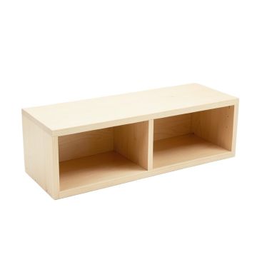 Aspen Bend Shoe Storage Bench - Ivory