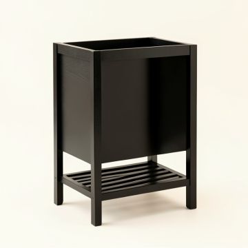 Slate Brook Freestanding Laundry Folding Counter - Black (synthetic illustration; no displayed measurements)