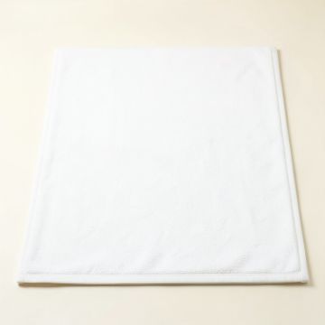 Field Branch Bath Mat - White (synthetic illustration; no displayed measurements)