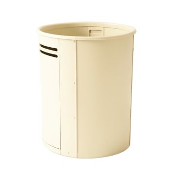 Willow Brook Closed Garden Compost Bin - Ivory (synthetic illustration; no displayed measurements)