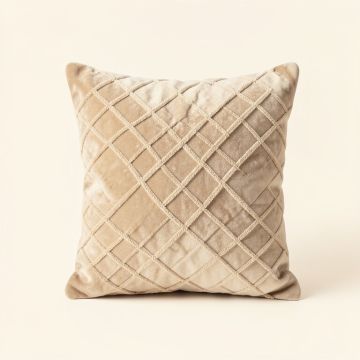 Vale Bridge Filled Accent Pillow - Beige (synthetic illustration; no displayed measurements)