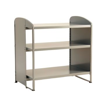 Cedar Dell Desktop Shelving Unit - Gray