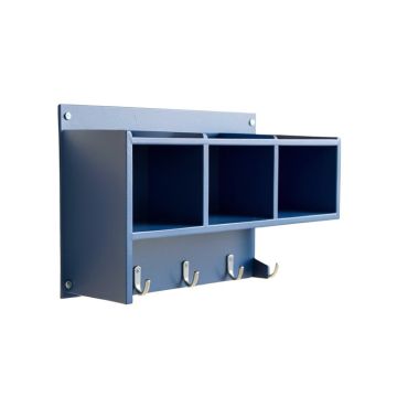 Dawn Dale Wall-Mounted Entryway Organizer Shelf - Blue
