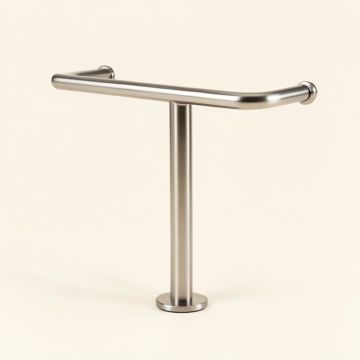 Stainless Steel Painted Towel Rack Punch-Free Towel Single Rod Rack Bath Towel Holder (synthetic illustration; no displayed measurements)