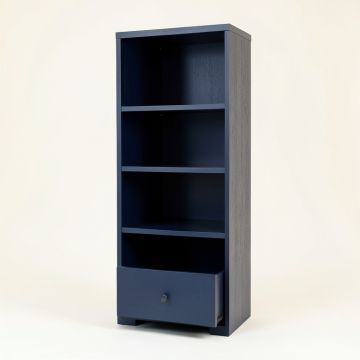 Alder Branch Narrow Cubby Tower - Navy (synthetic illustration; no displayed measurements)