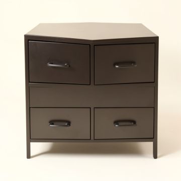 Clayera 4 Drawer Nightstand (synthetic illustration; no displayed measurements)
