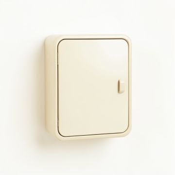 Shore Crossing Wall-Mounted Laundry Cabinet - Ivory (synthetic illustration; no displayed measurements)