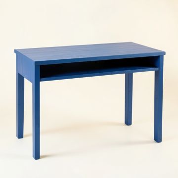 Olive Crest Writing Desk - Blue (synthetic illustration; no displayed measurements)