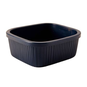 Rowan Branch Empty Storage Basket - Navy