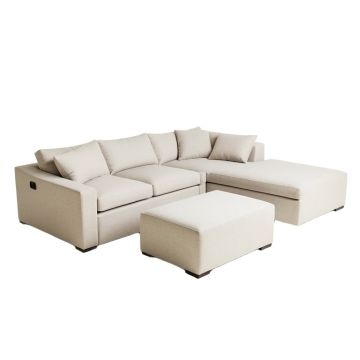 Mccurtain 149.5 '' Wide Right Hand Facing Modular Sectional With Ottoman