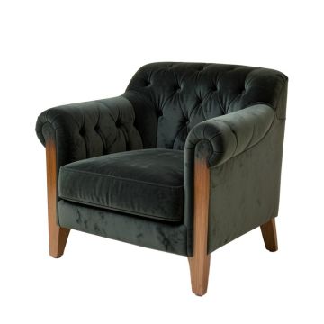 Wittenberg 30 '' Wide Tufted Velvet Armchair