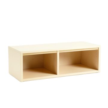 Juniper Brook Shoe Storage Bench - Cream