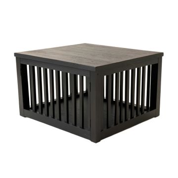 Brook Branch Empty Furniture-Style Pet Crate - Black