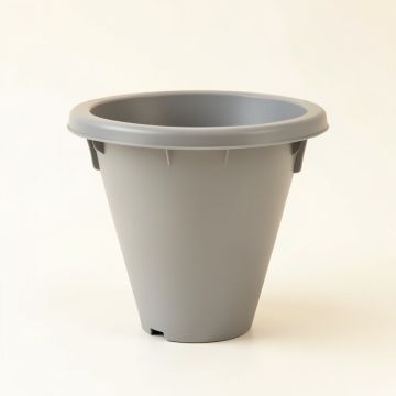 Meadow Branch Empty Railing Planter With Integral Brackets - Gray (synthetic illustration; no displayed measurements)
