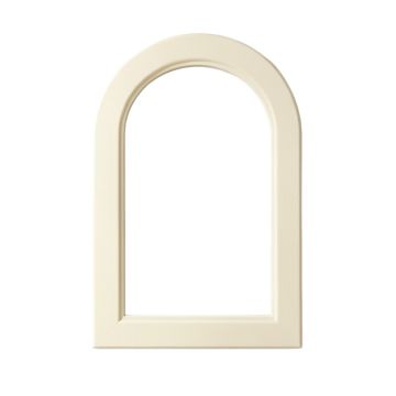 Cove Crossing Framed Wall Mirror - Cream