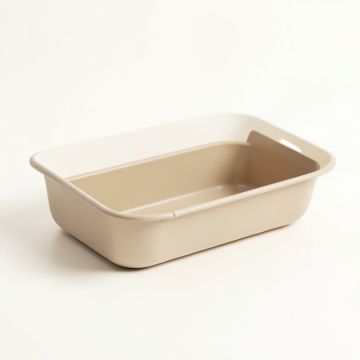 Holly Bridge Empty Under-Desk Cable Tray - Beige (synthetic illustration; no displayed measurements)