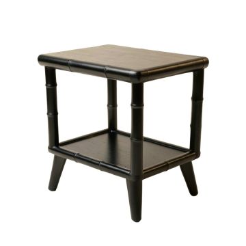 Lake Edge Side Table - Black (synthetic illustration; no displayed measurements)