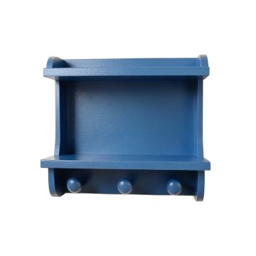 Brook Branch Wall-Mounted Entryway Organizer Shelf - Blue