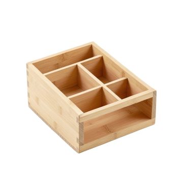 Brook Bend Empty Coffee-Station Organizer - Beige
