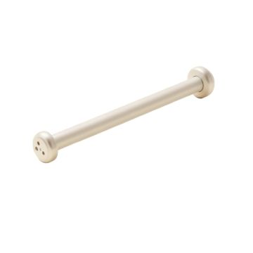 Coulombe Flat Button Drapery Window Double Curtain Rod