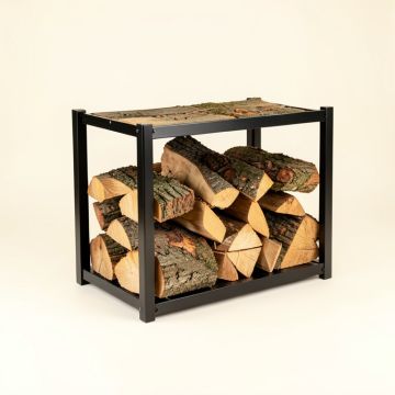 Abhilash Firewood Log Rack (synthetic illustration; no displayed measurements)