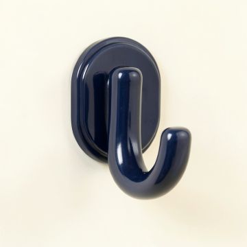Glen Branch Wall-Mounted Robe Hook - Navy (synthetic illustration; no displayed measurements)