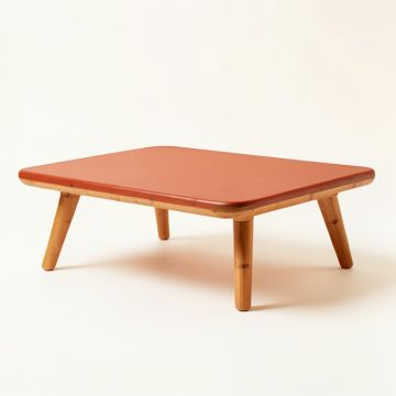 Moss Arc Coffee Table (synthetic illustration; no displayed measurements)