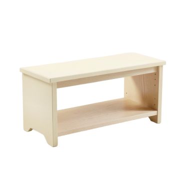 Field Bridge Indoor Bench - Cream