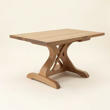 Levingston Trestle Dining Table (synthetic illustration; no displayed measurements)