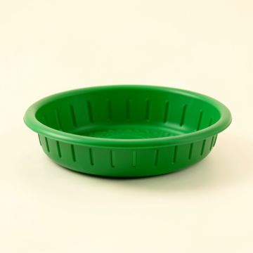 Cliff Bend Empty Under-Desk Cable Tray - Green (synthetic illustration; no displayed measurements)