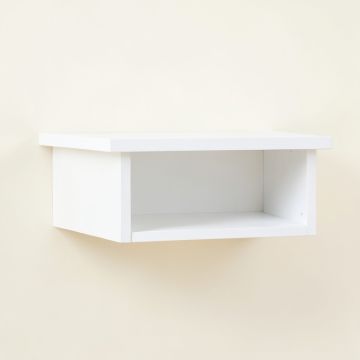 Clay Brook Wall-Mounted Shelf - White (synthetic illustration; no displayed measurements)
