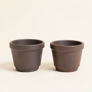 2 - Piece Resin Hanging Planter Set (synthetic illustration; no displayed measurements)