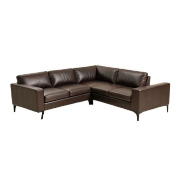 Hennessey 97 '' Faux Leather Right Hand Facing Modular Sectional