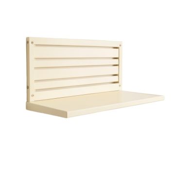 Rowan Bluff Wall-Mounted Entryway Organizer Shelf - Cream