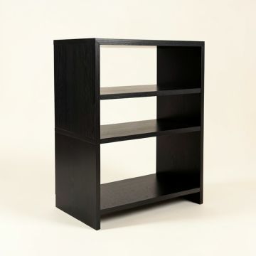 Deboer Staggered 6 Shelf Geometric Bookcase (synthetic illustration; no displayed measurements)
