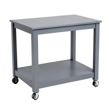 Vale Branch Empty Rolling Workshop Cart - Gray (synthetic illustration; no displayed measurements)