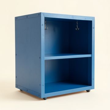 Ridge Arc Empty Mug-Storage Cabinet Insert - Blue (synthetic illustration; no displayed measurements)