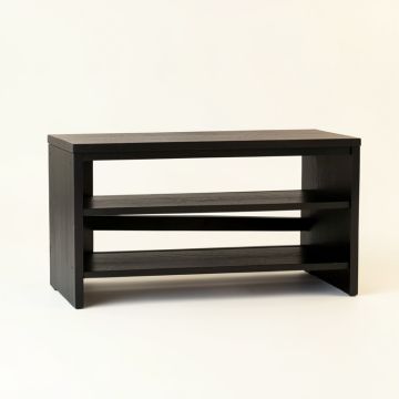 River Dell Shoe Storage Bench - Black (synthetic illustration; no displayed measurements)