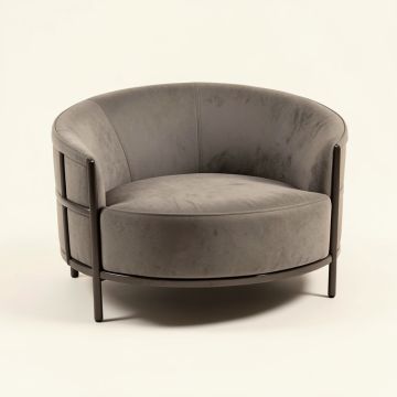 Eloi 54.3 '' Velvet Round Arm Loveseat (synthetic illustration; no displayed measurements)
