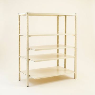 Pine Bend Empty Seed-Starting Shelving Unit Without Lights - Ivory (synthetic illustration; no displayed measurements)