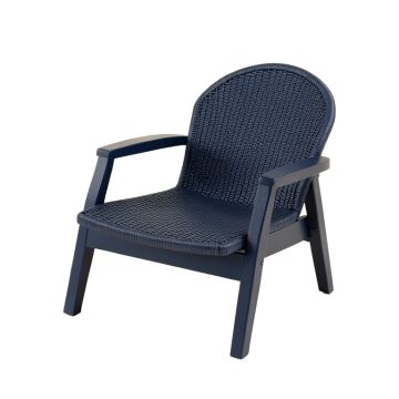 Ridge Branch Outdoor Lounge Chair - Navy (synthetic illustration; no displayed measurements)